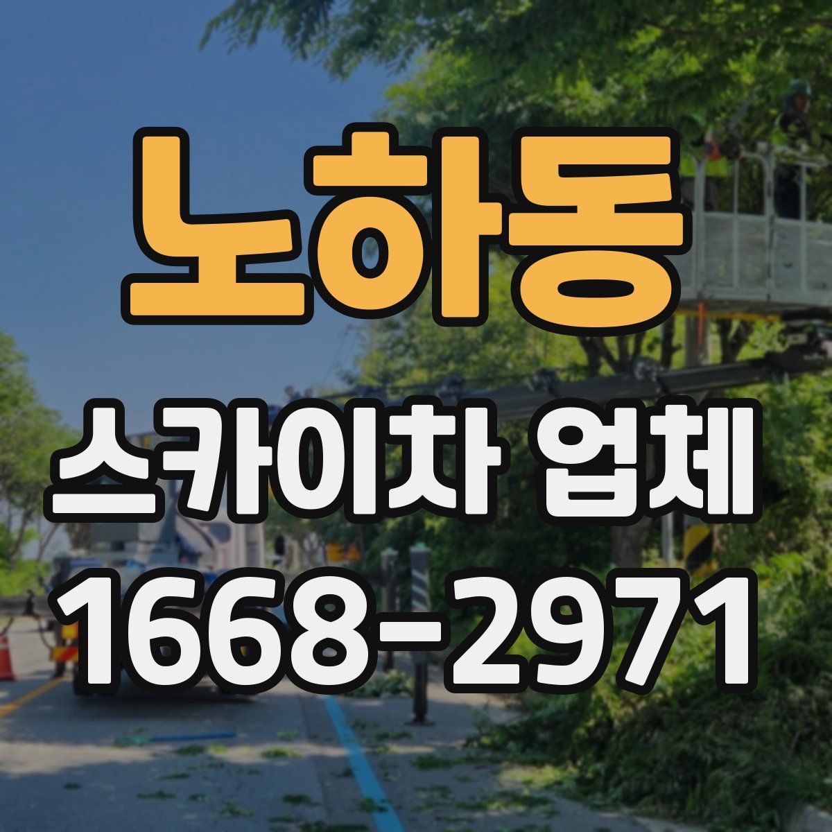 노하동 스카이차 업체