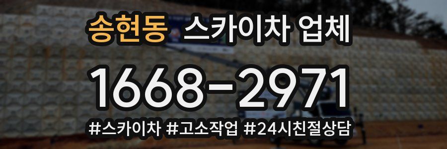 송현동 스카이차 업체