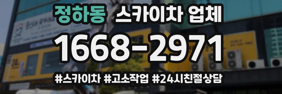 정하동 스카이차 업체