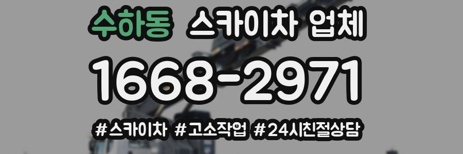 수하동 스카이차 업체