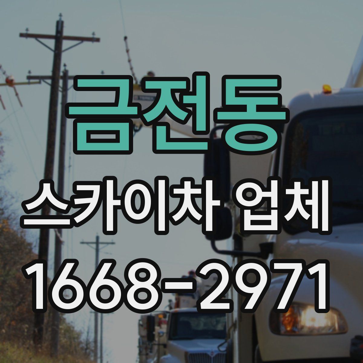 금전동 스카이차 업체