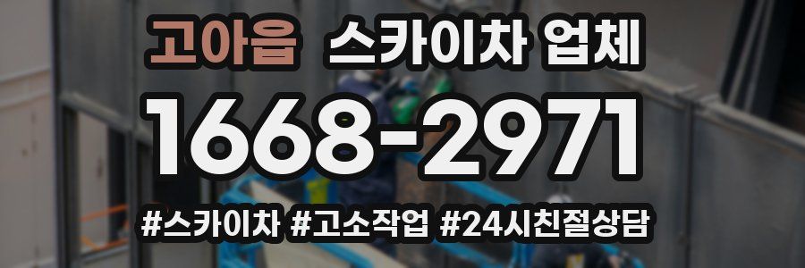 고아읍 스카이차 업체
