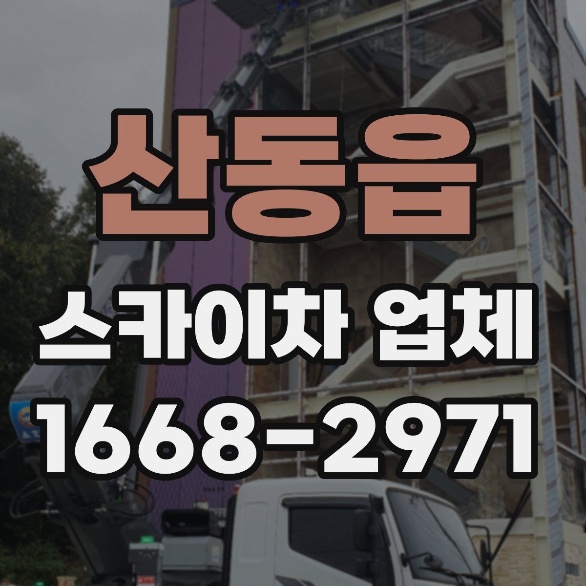 산동읍 스카이차 업체