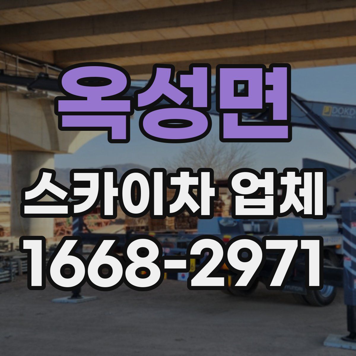 옥성면 스카이차 업체