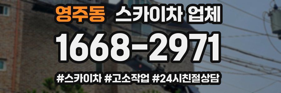 영주동 스카이차 업체