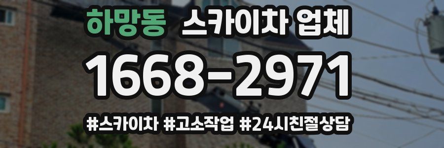 하망동 스카이차 업체