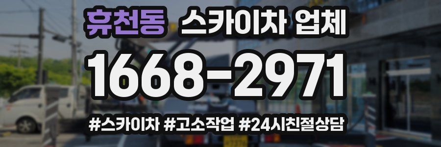 휴천동 스카이차 업체