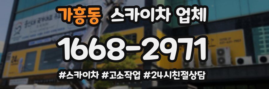 가흥동 스카이차 업체