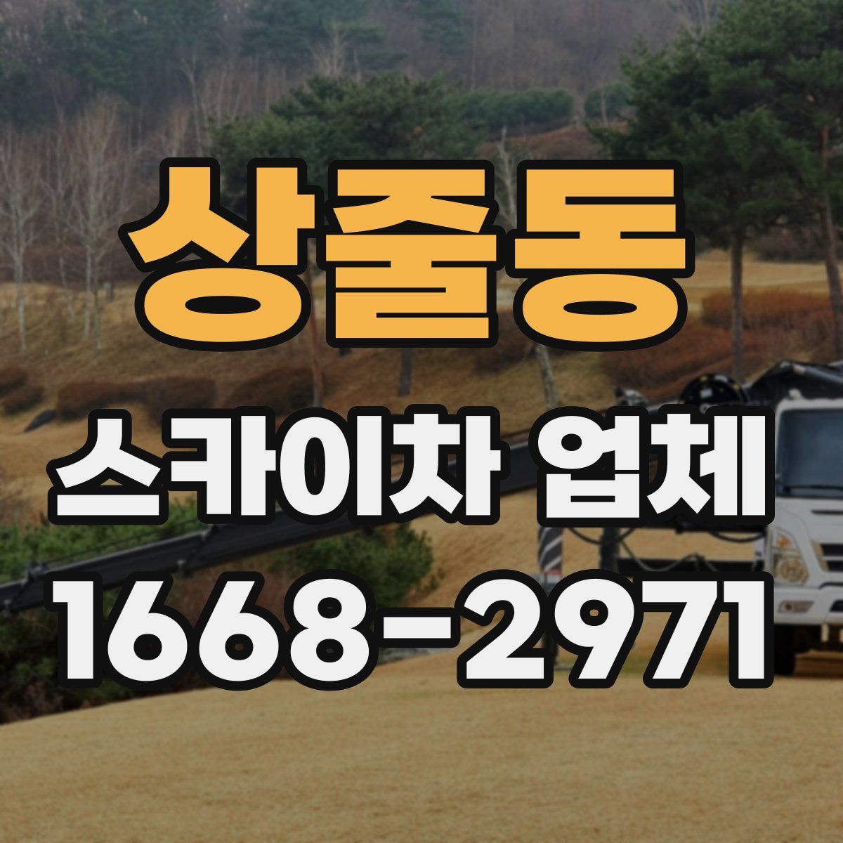 상줄동 스카이차 업체