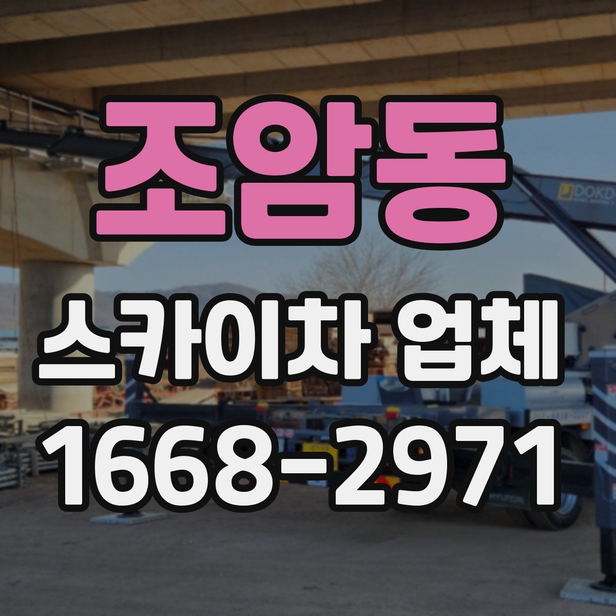 조암동 스카이차 업체