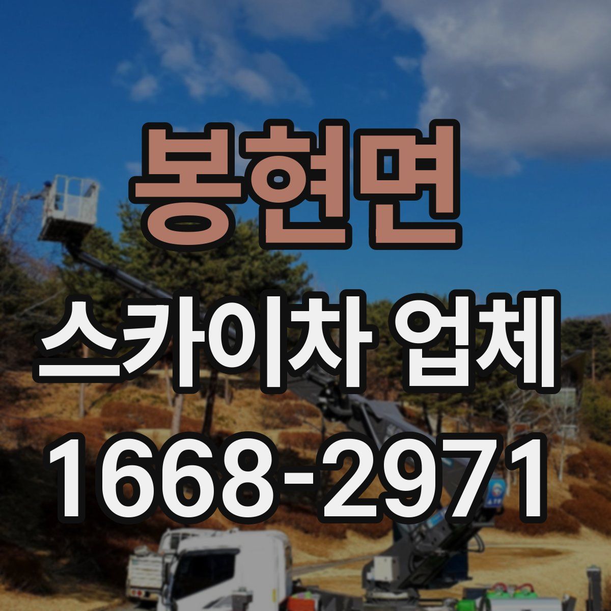 봉현면 스카이차 업체