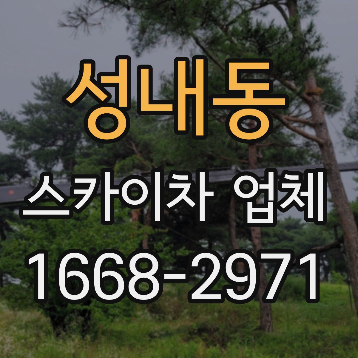 성내동 스카이차 업체