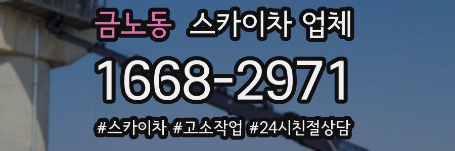 금노동 스카이차 업체