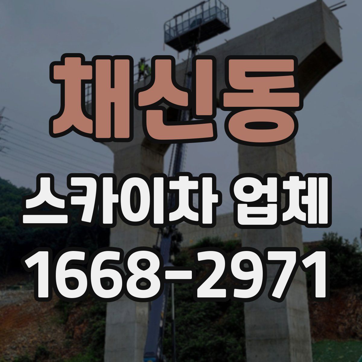 채신동 스카이차 업체