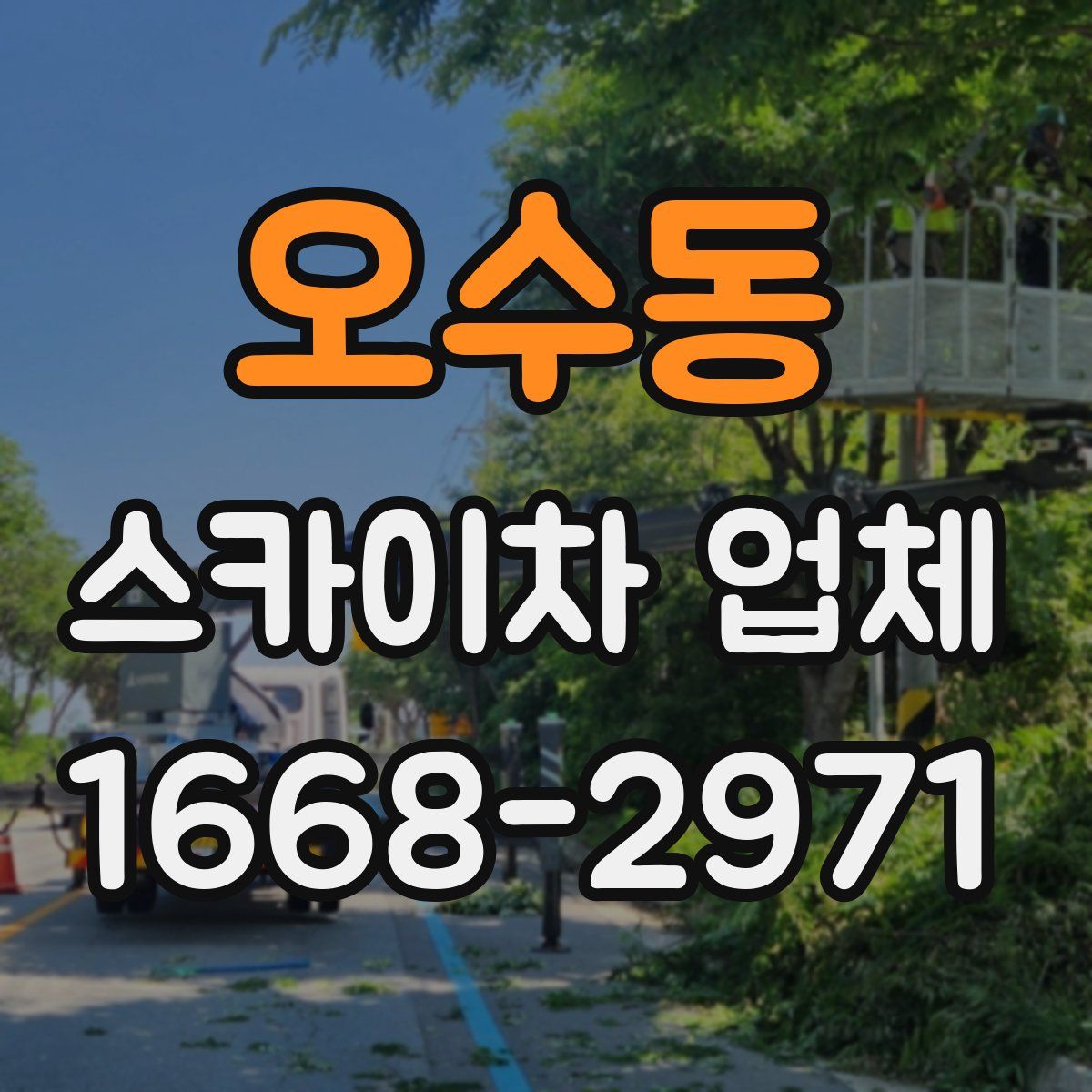 오수동 스카이차 업체