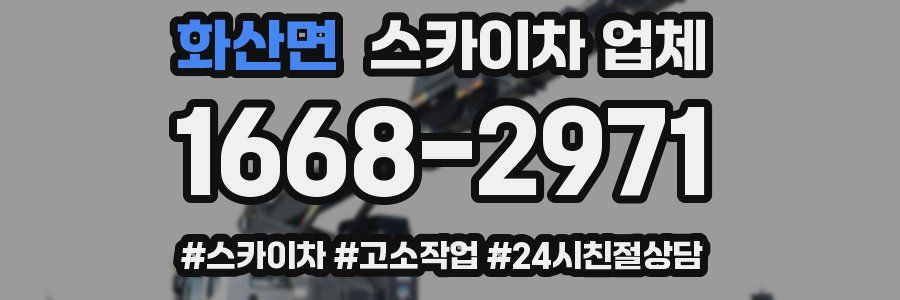 화산면 스카이차 업체