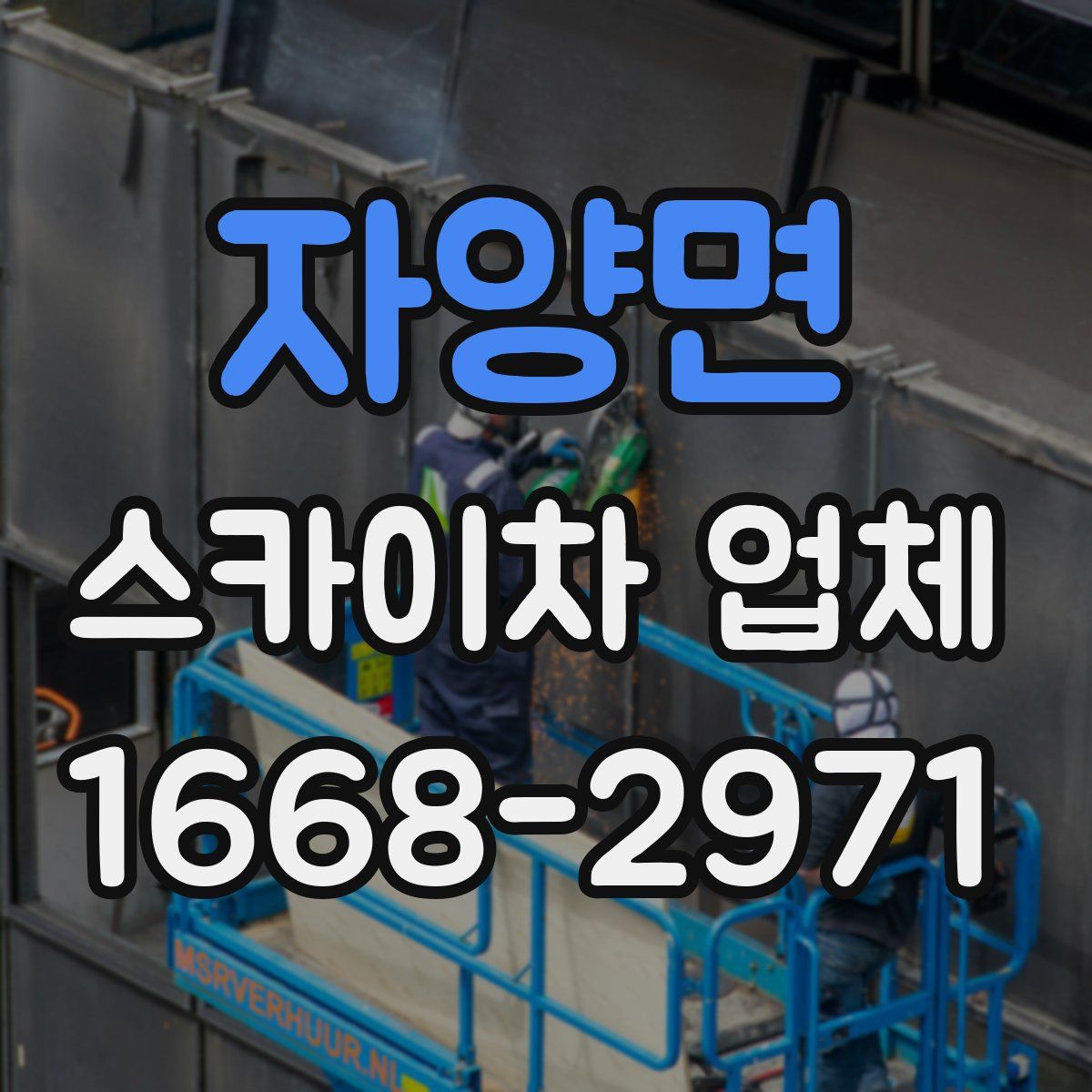 자양면 스카이차 업체