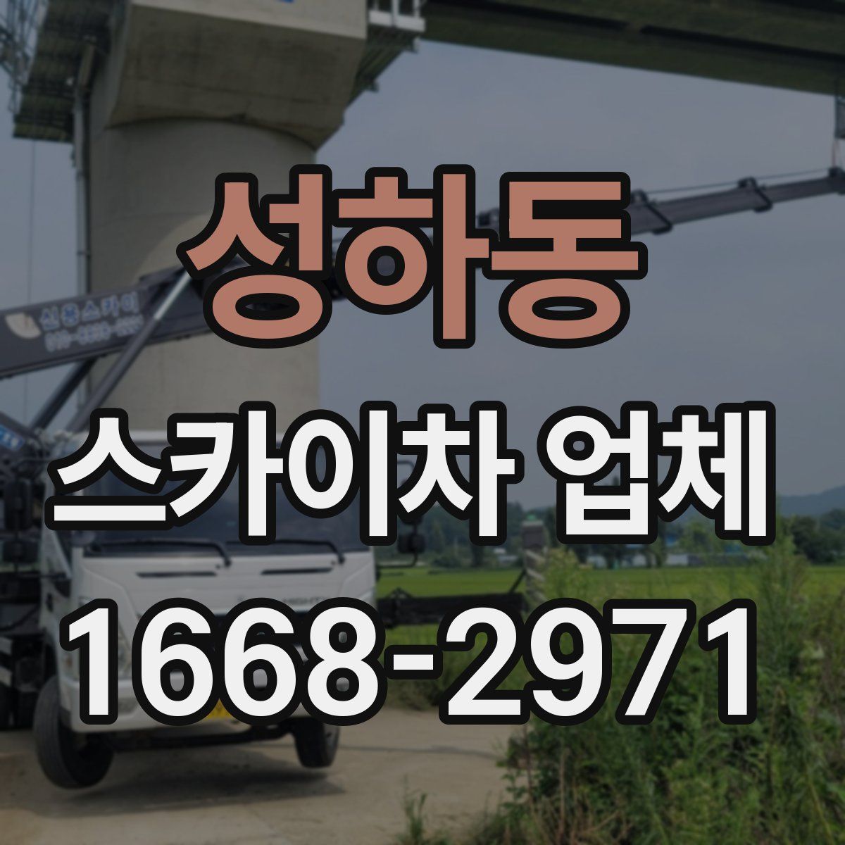 성하동 스카이차 업체