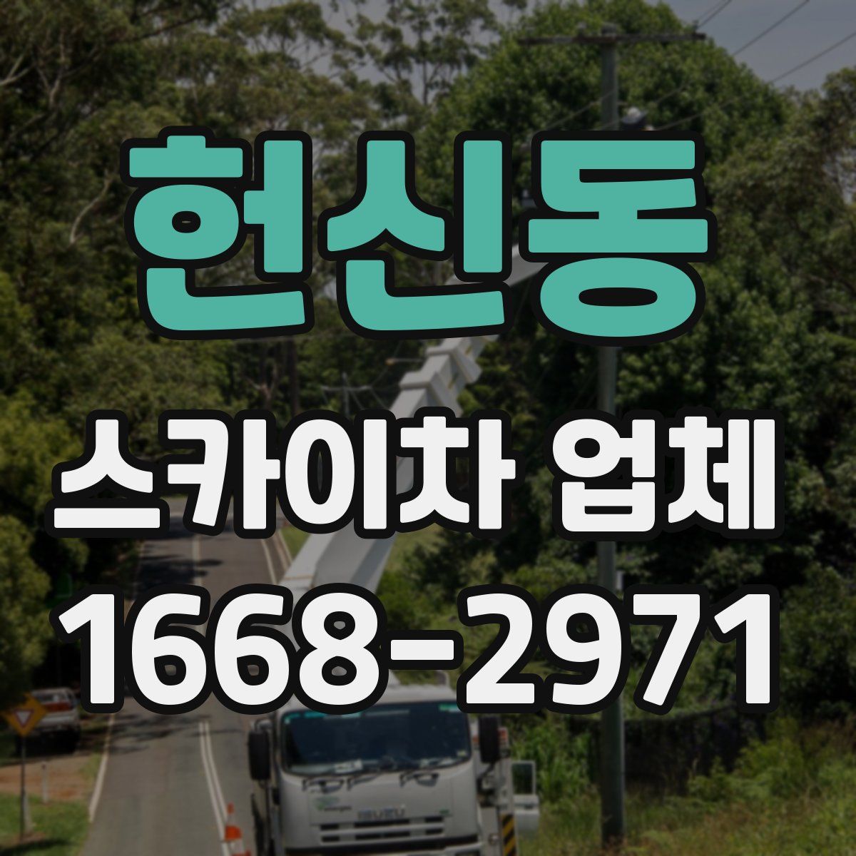 헌신동 스카이차 업체