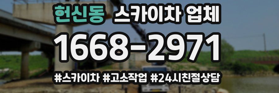 헌신동 스카이차 업체