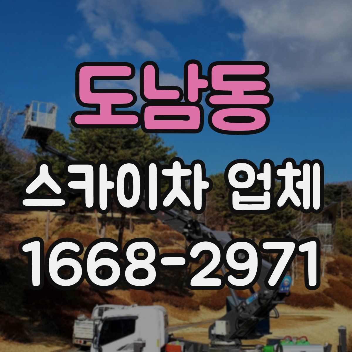 도남동 스카이차 업체