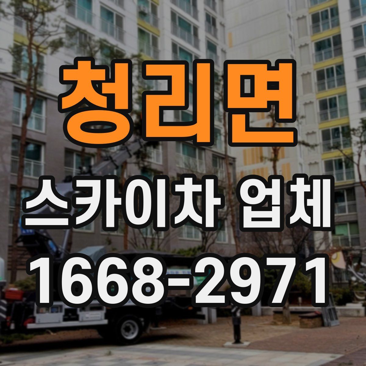 청리면 스카이차 업체