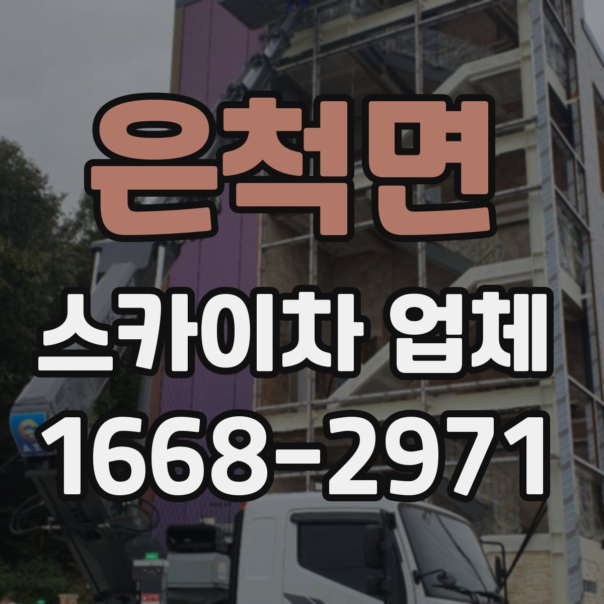 은척면 스카이차 업체