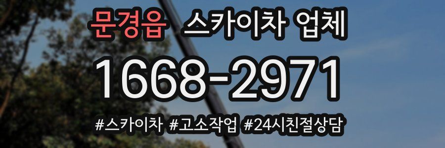 문경읍 스카이차 업체