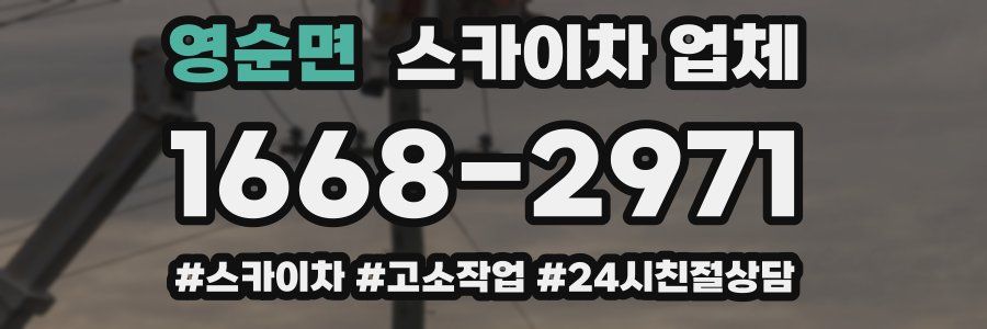 영순면 스카이차 업체