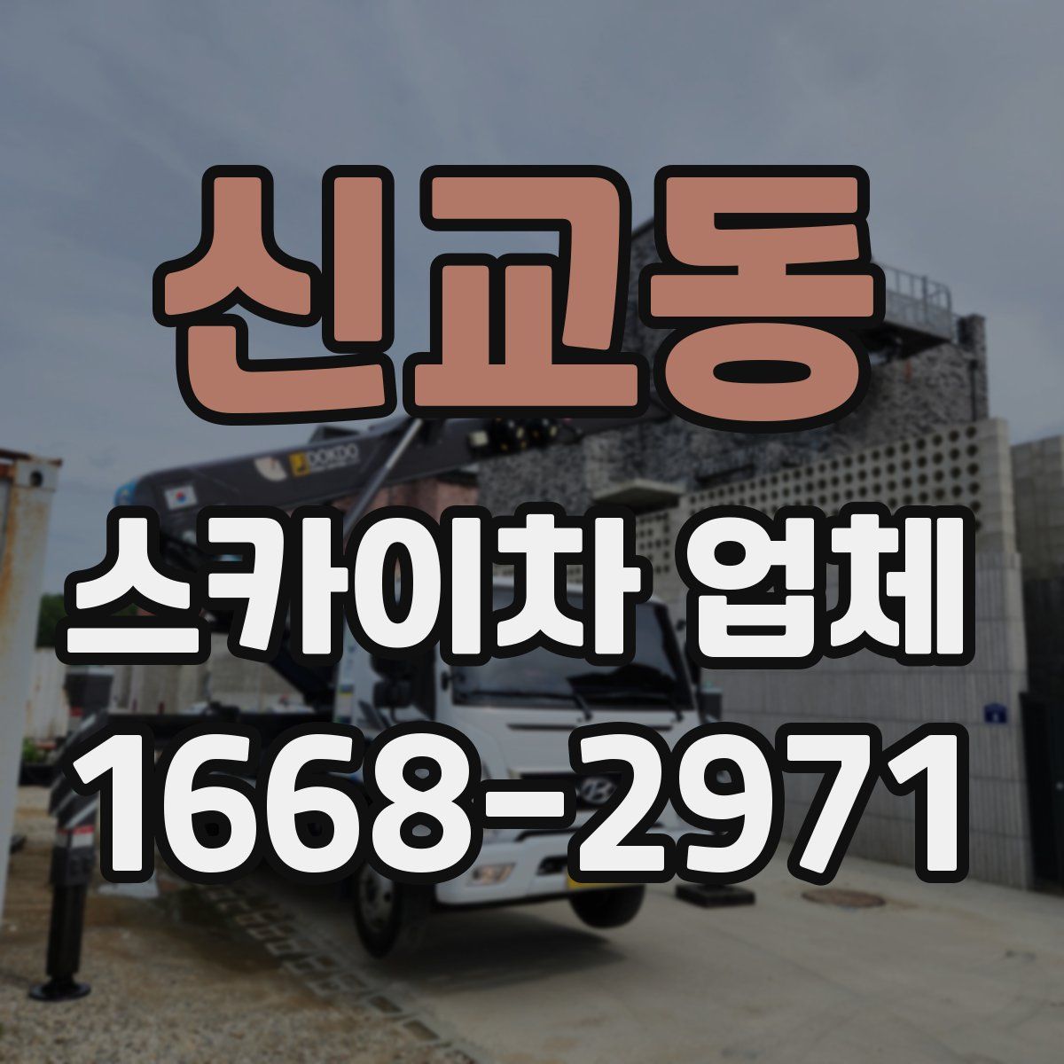 신교동 스카이차 업체