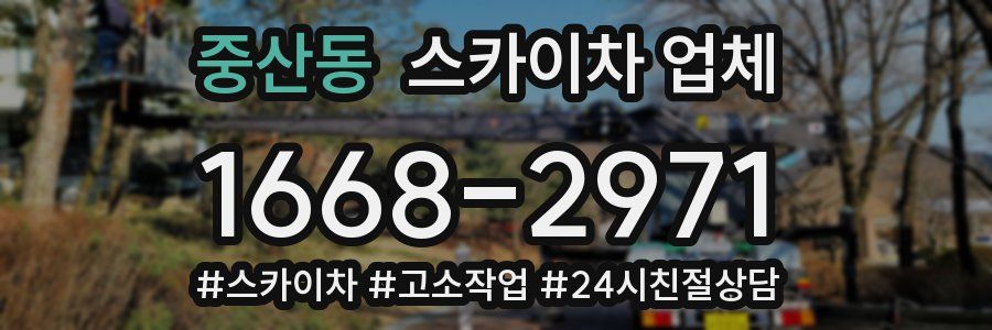 중산동 스카이차 업체