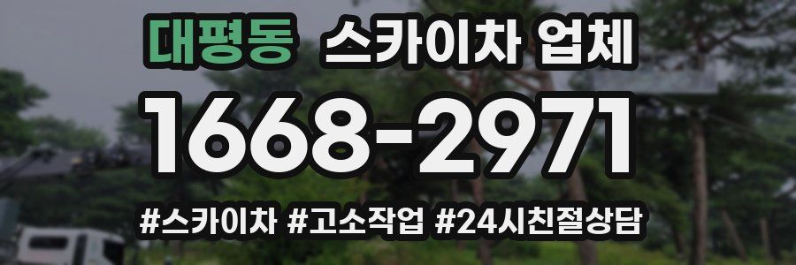 대평동 스카이차 업체