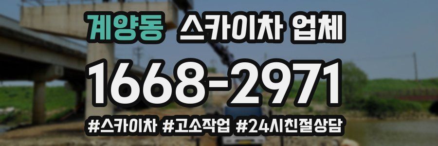 계양동 스카이차 업체