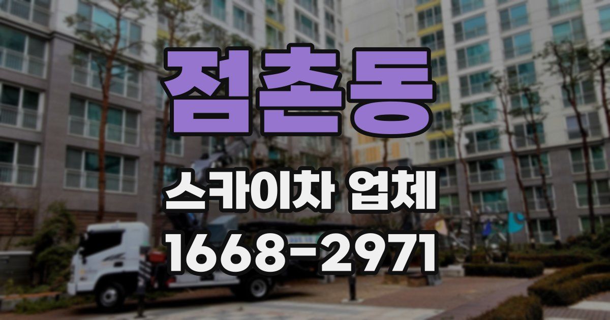 점촌동 스카이차 업체