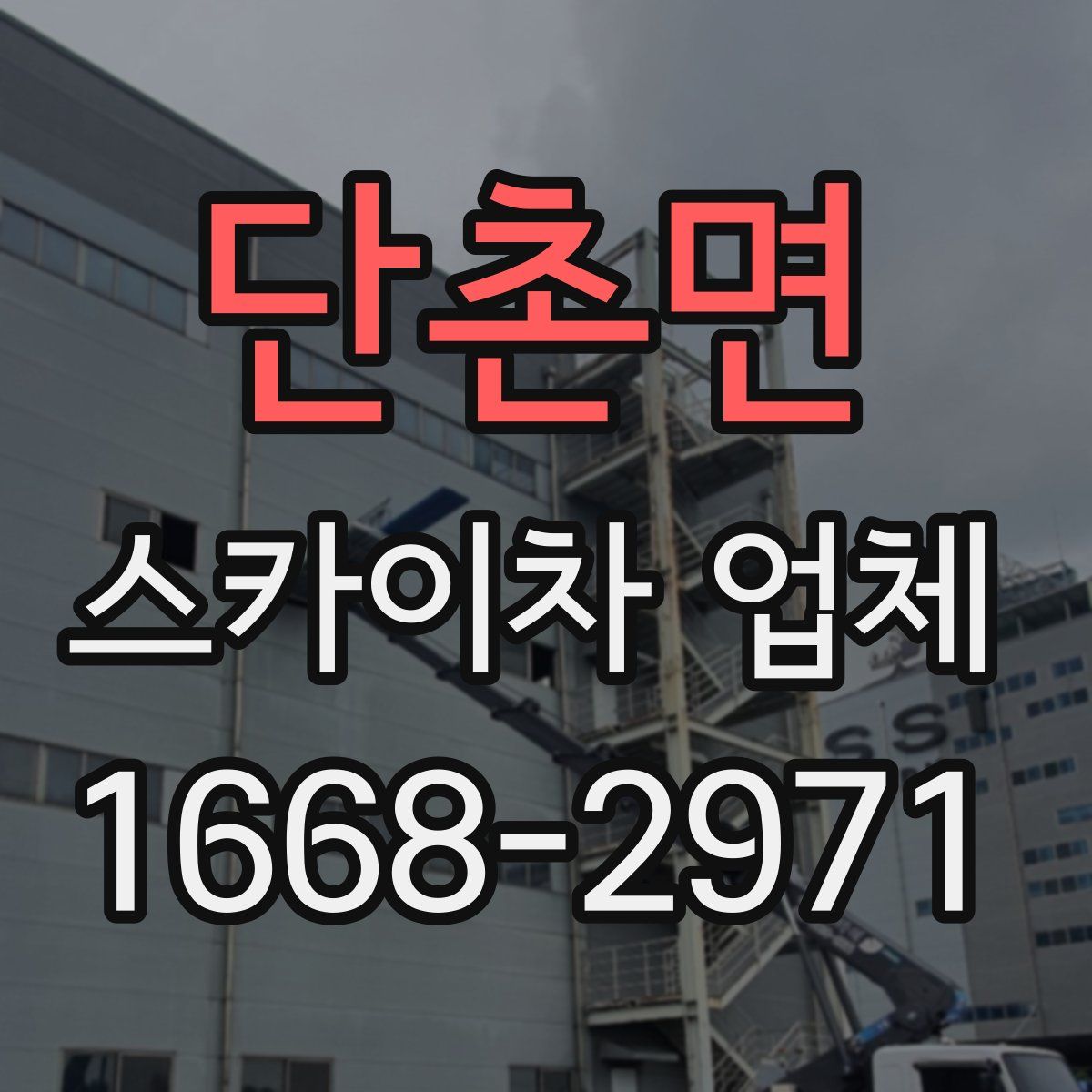 단촌면 스카이차 업체
