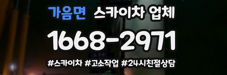 가음면 스카이차 업체