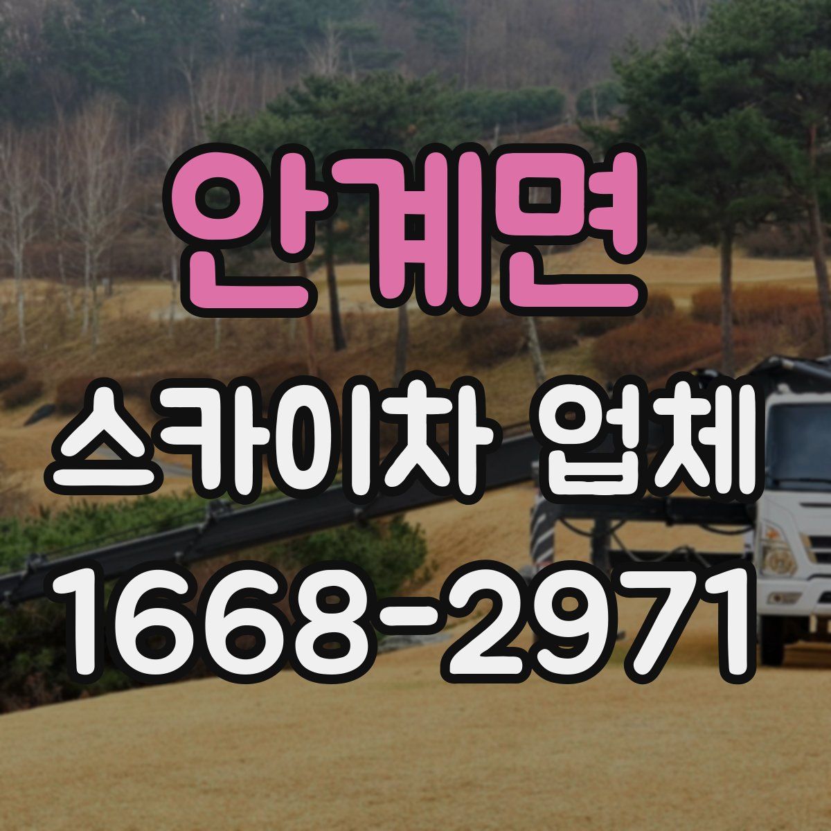 안계면 스카이차 업체