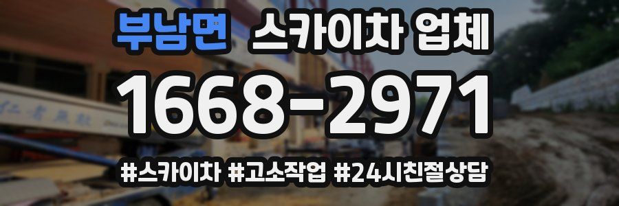 부남면 스카이차 업체
