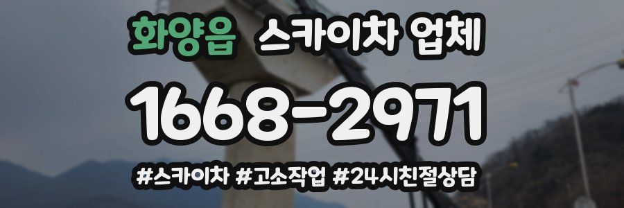화양읍 스카이차 업체