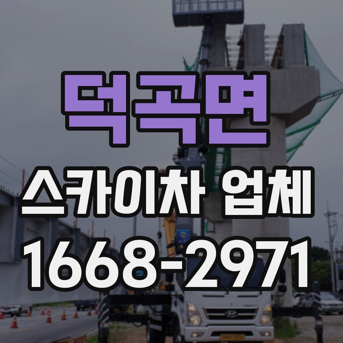 덕곡면 스카이차 업체