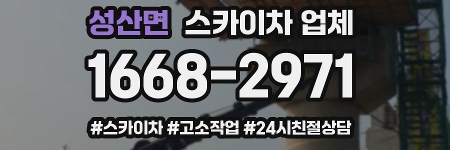 성산면 스카이차 업체