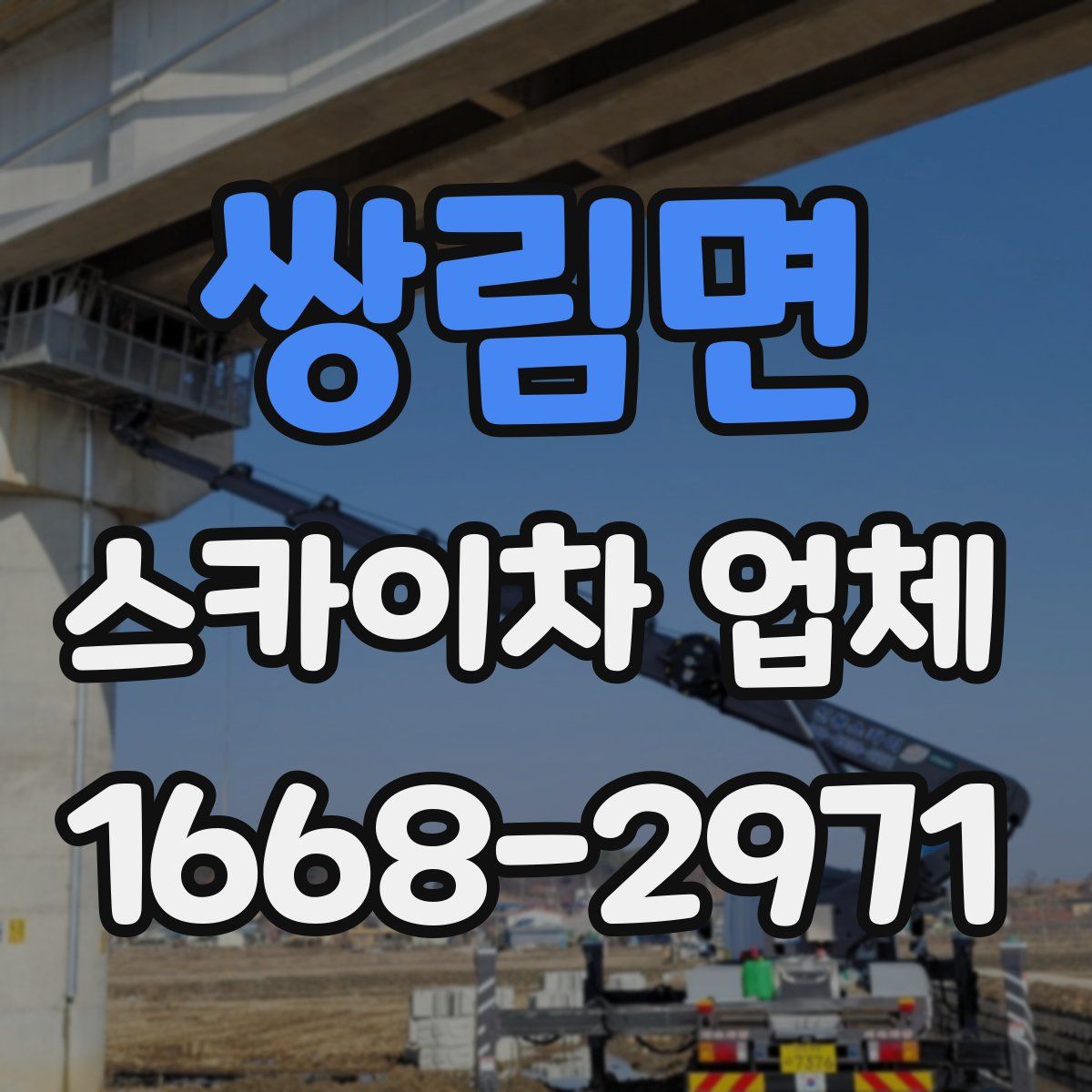쌍림면 스카이차 업체