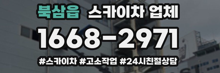 북삼읍 스카이차 업체