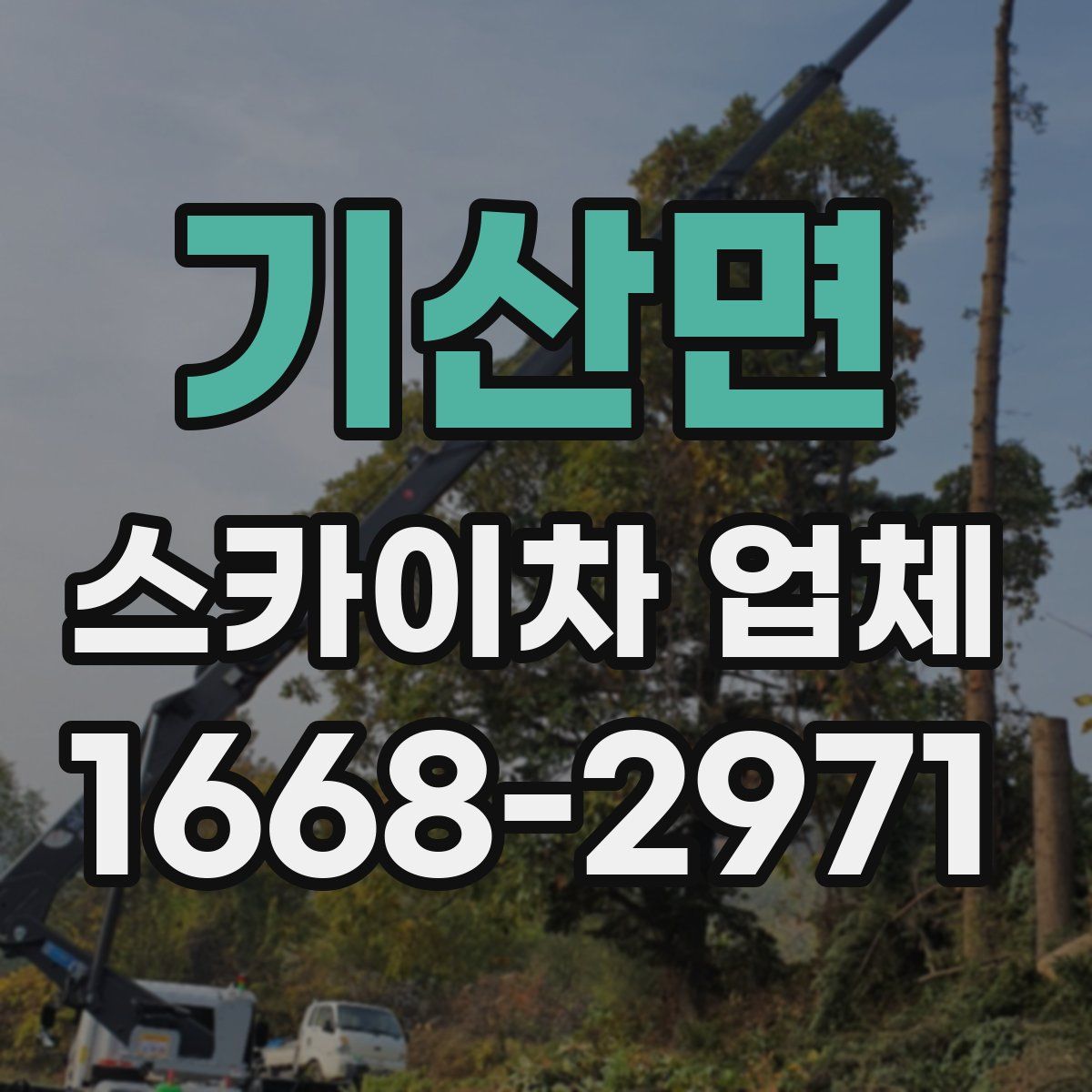 기산면 스카이차 업체