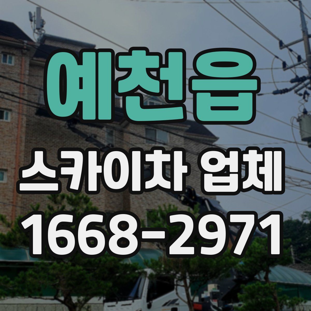 예천읍 스카이차 업체