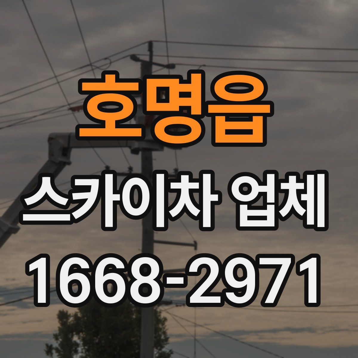 호명읍 스카이차 업체