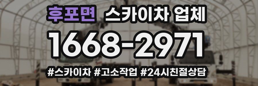 후포면 스카이차 업체