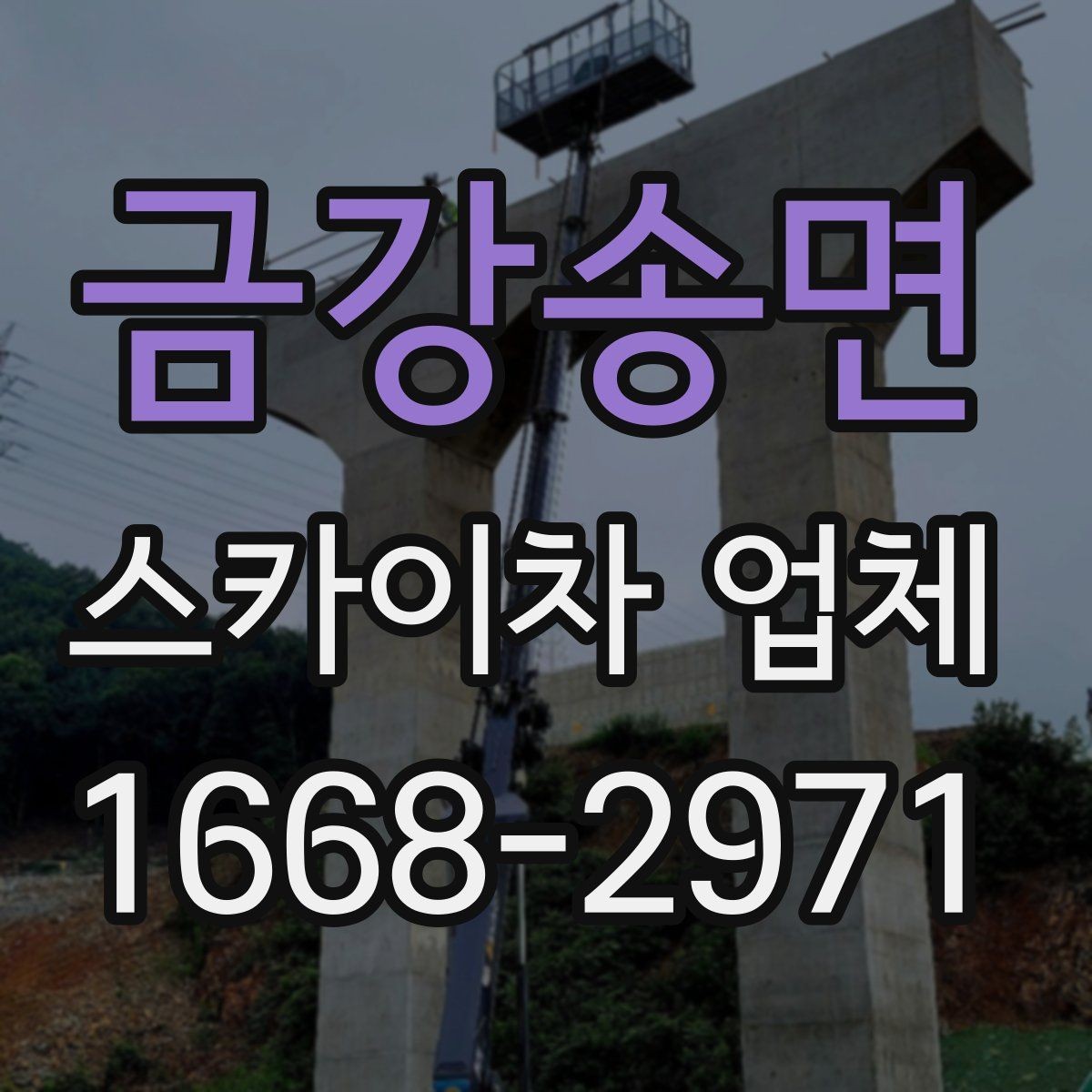 금강송면 스카이차 업체 상담 전에 알아두면 좋은 점