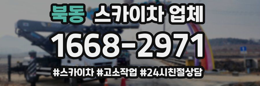 북동 스카이차 업체