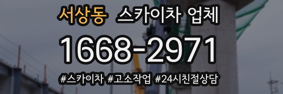 서상동 스카이차 업체